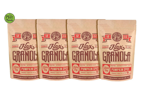Columbia County Bread & Granola Flax Granola 4 Pack (Pumkin Spice)
