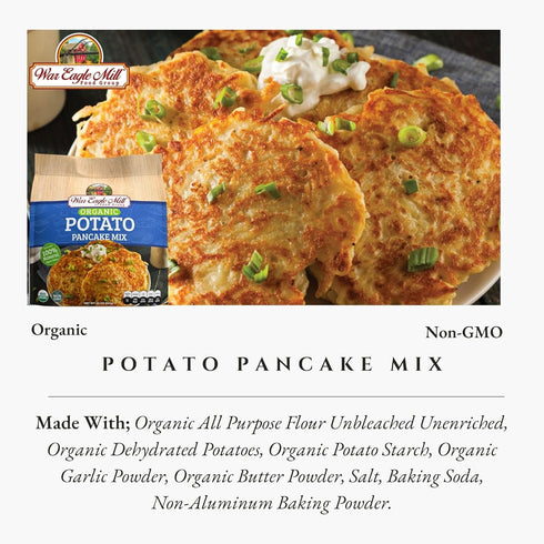 Mix-22 oz. (Pack 2) War Eagle Mill Organic Potato Pancake Bag