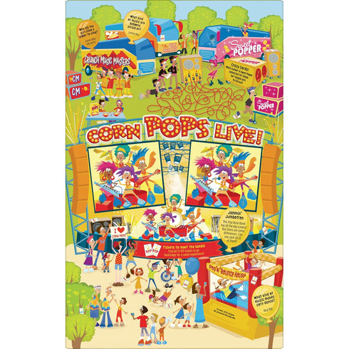 Corn Pops 8 13.1oz (1 Cold Breakfast Cereal, Vitamins and Minerals, Kids Snacks, Large Size, Original, Box Box)