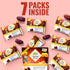 1 (7 Packs) Packs Sunny Fruit Organic Dried Pitted Deglet Nour Dates - Bag Individual Portion | No Preservatives, No