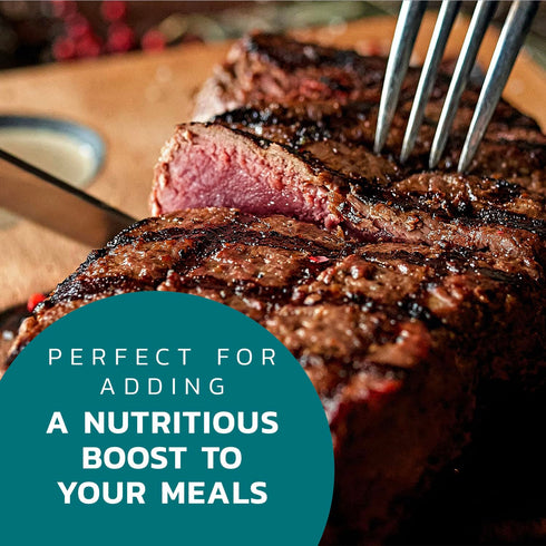 6 oz Carnivore Crisps Grass Fed Beef Flour, Premium Beef flour for Cooking and Seasoning, Rich in Protein, Paleo & Keto