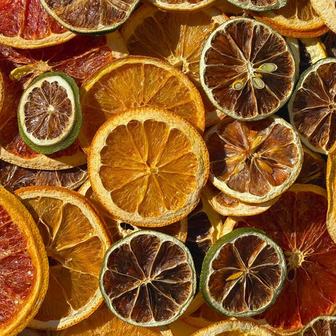 40+Slices 100% 3.52 oz,100G Drink Botanicals Ireland Mixed Dehydrated Citrus Fruits | Dried Orange, Lime, Lemon