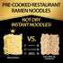 Pack 6 Pack (6 O'scallion of Ramen Noodles - Authentic Japanese Taste - Fresh Pre-Cooked Noodles, Rich Soup Base