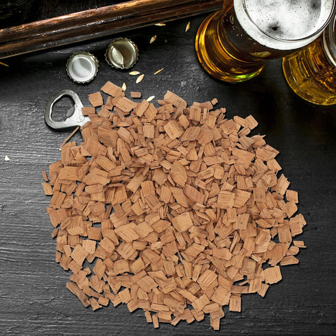 3 100g/Bag, Bags Oak Chips For Aging - Toasted Wood Chips Wine Making Whiskey Aging Supply - Home Brewing Professional