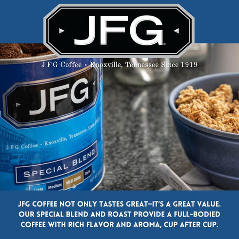 30.6oz (Pack 1) JFG Special Blend Medium-Dark Roast Ground Coffee, Can