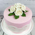 2 Inch, 25 Count Global Sugar Art Peace Rose Sugar Cake Flowers White by Chef Alan Tetreault