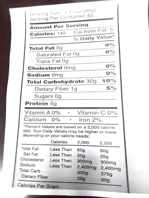 His saving grains 5 lb, Whole Cell Crushed Wheat, Natural Wheat Flour Alternative, No Synthetics, USA Grown
