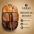 100% 2 lbs. Gold Coffee Co. Kanaloa Premium House Blend - Medium Roast, Whole Bean Arabica Coffee - Notes of Caramel