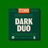 75% (5 pack) (2.1oz TCHO Dark Duo Dark Chocolate Bars | Plant Based, Organic & Fair Trade | Non GMO, Non-Dairy, Vegan