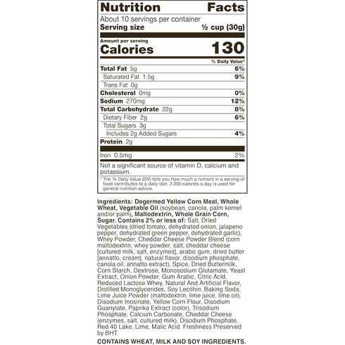 Chex Mix 11 oz Remix Zesty Taco Savory Snack Mix, Snack Bag, Family Size
