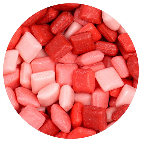 Mini Fruit Chews Bulk Bag, Pink & Red, 8 Ounce (Pack of