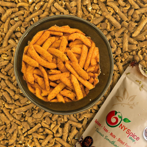 5 Pack NY Spice Shop Corn Stick Nacho Flavor - Pound Roasted Corn Stick With Nacho Flavor - Healthy Crunchy Fresh Bulk