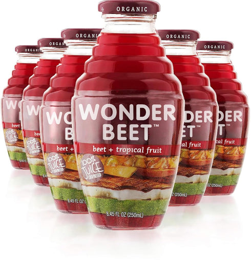 Beetology Organic Beet and Tropical Juice, 8.45oz (6 Pack) | 100% Cold