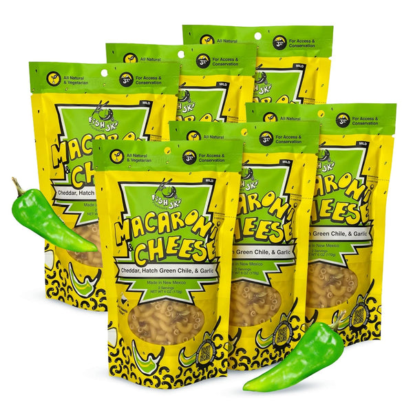 FishSki 170g Hatch Green Chile with Cheddar Macaroni and Cheese (6 x