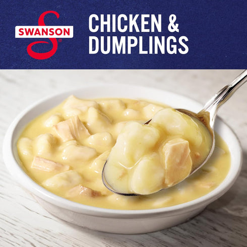 10.5 Swanson Chicken & Dumplings Made with White & Dark Chicken Meat, Ounce Can