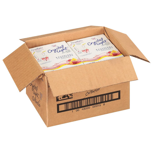 120 4 30 Packets Crystal Light Single Serve Raspberry Lemonade Artificially Flavored Powdered Drink Mix, per Case