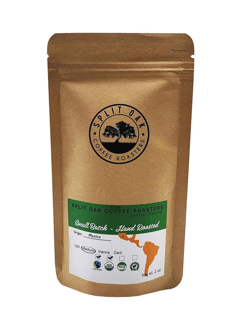 Pack 9 2oz Split Oak Coffee Roasters Gourmet Gift Box Whole Bean Variety Gift Box, Medium Roast Coffees from Around the