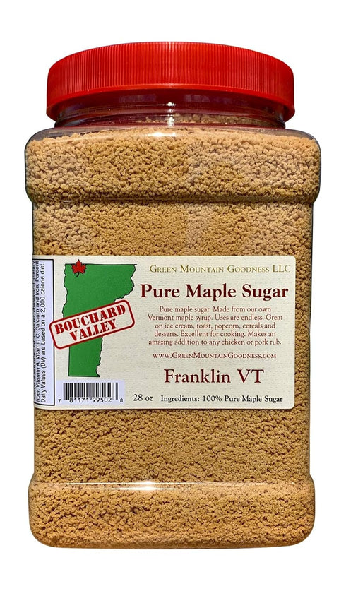 LIUMUE Green Mountain Goodness, Pure Vermont Maple Sugar- Vermont Grade A (All Natural