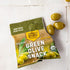 1.1 Oz (Pack 24) Organic Green Pitted Olive Snack by Natures Greatest Foods Ready to Eat, Freshly Seasoned, Low Calorie