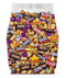 Yummy Chew Assorted Chocolate Candy Variety Pack - 5lb Bulk Chocolate Individually Wrapped Candy