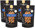 Squirrel Brand Sweet Brown Butter Cashews,3.5 Ounces Resealable Bag,Gluten Free,Vegetarian,(Pack of 4)