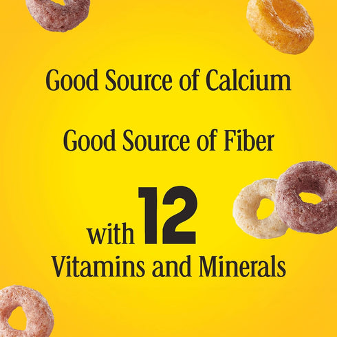 14.2 oz Fruity Cheerios, Heart Healthy Cereal with Whole Grain Oats, Gluten Free, Large Size