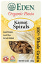 Eden Foods Organic Pasta, Kamut Spirals, Sodium Free, Non-GMO, 12 Oz (Pack