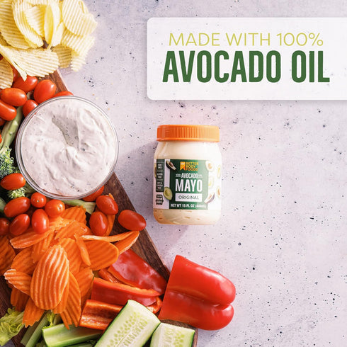 (15 (Pack 2) BetterBody Foods Avocado Oil Mayonnaise, Non-GMO Mayo Spread Made with Cage-Free Eggs, Paleo Ounces)