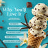 5 2 (1 Pack, Triple Scoop - Premium Vanilla Choc Chip Ice Cream Mix For Ice Cream Maker. Simple, Easy, Delicious. From