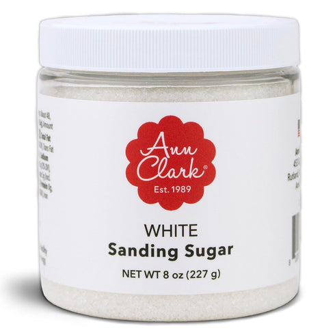 8 oz Ann Clark White Sanding Sugar