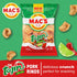 3oz (12-Pack) Mac's Tajin Chili Lime Fried Pork Skins - Tajin Chili Lime Flavored Chicharrones Pork Rinds - Low Carb