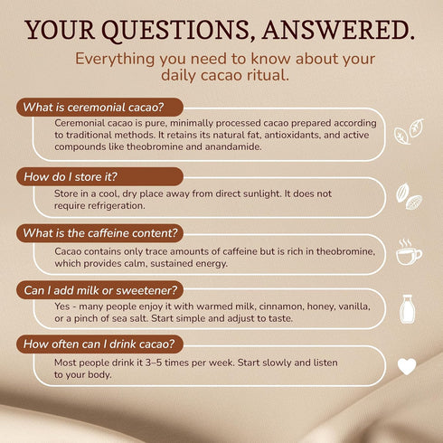 100% 1 lb ChakaCacao | Premium Ceremonial Cacao Pure, Minimally Processed, Rich in Theobromine, Flavonoids & Anandamide