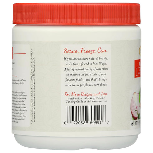 Mrs. Wages Medium Salsa Canning Mix | Quick and Easy | Simple-To-Use | Easy Storage | Long-Lasting | Flavorful Spice | 11.2 oz Canister (Pack of 1)