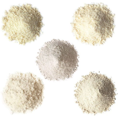 Set Food to Live New York Pastry Chef Gift Box - Variety of Organic Flours Including Cashew, Blanched Almond, Brown