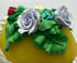 Generic Easter Sugar Egg Yellow, Rose & Ladybug by Schoene Schaetze