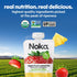 4.22 oz, 6 Count Noka Superfood Fruit Smoothie Pouches, Strawberry Pineapple, Healthy Snacks with Flax Seed, Prebiotic