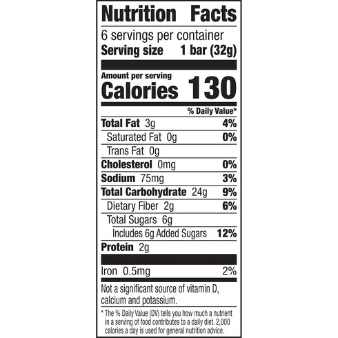 6 6.7 OZ (Pack 4) Nature Valley Chewy Fruit & Nut Granola Bars, Cranberry Pomegranate, Bars