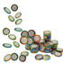 (2 Fruidles Casino Poker Chips - Belgian Milk Chocolate Coins, Kosher Certified Dairy, Non GMO Pounds)