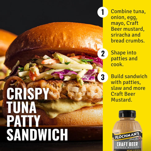 11 oz, Plochman, Craft Beer Mustard (Brickstone), Blended Mustard