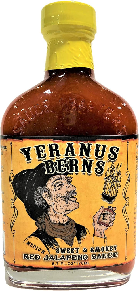 Yeranus Berns Sweet and Smokey Jalapeno Hot Sauce (Medium)