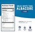 Albacore 3 oz (Pack 3) 16g Omega-3s Bumble Bee Solid White Tuna in Water, Can of - Wild Caught Tuna - Protein per