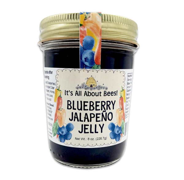It's All About Bees! ITS ALL ABOUT BEES! Jams & Jellies - Blueberry Jalapeno Jelly (8