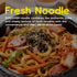 SUNGIVEN 1 Pack 6 Fresh Udon Noodles Thick Vegan Low Sodium High Fiber Instant Noodles Ready in Minute No Cholesterol