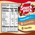 Snack Pack 3.25 oz., 12-Count Pack Zero Sugar Chocolate and Vanilla Flavored Pudding Cups, Family