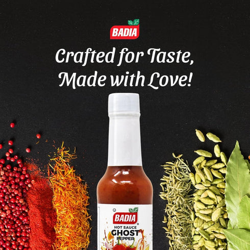 5.2 oz Badia Ghost Pepper Hot Sauce, fl Intense Heat