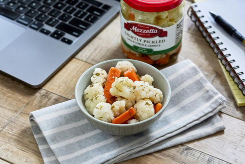 16 Oz Pack 2 Mezzetta Pickled Vegetables Cauliflower and Carrots Brined with Savory Herbs Vegan Crunchy Snacks No