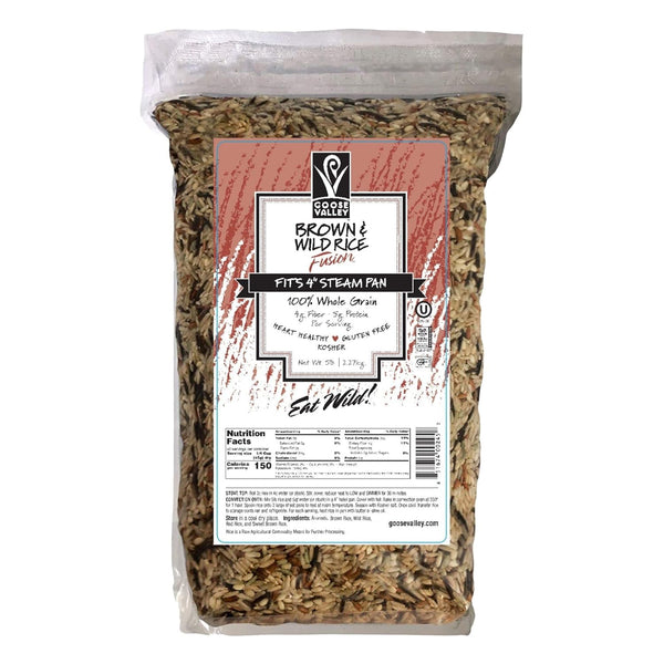 GOOSE VALLEY Brown & Wild Rice Fusion, 5 lb, 2.27 kg (Pack of 1)