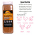 120lbs Dizzy Pig Swamp Venom Hot Deep South Seasoning Rub (Quart Shaker) - Seasons Around of Food - Hand Made in the