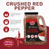 Spicy World 4 LB (64 Oz) Crushed Red Pepper Flakes Bulk Jar - All Natural, Pure, Chilli Flakes Hot Pepper, Great on