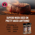 Sauce Goddess Super Chunk Steakhouse Spice Shaker (2-Pack), Versatile Steak Seasoning, BBQ Rub for Chops, Chicken